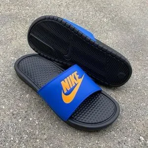 NIKE BENASSI SLIDES JUST DO IT
JDI ROYAL ORANGE Nike Benassi JDI Print Slide  main image 2